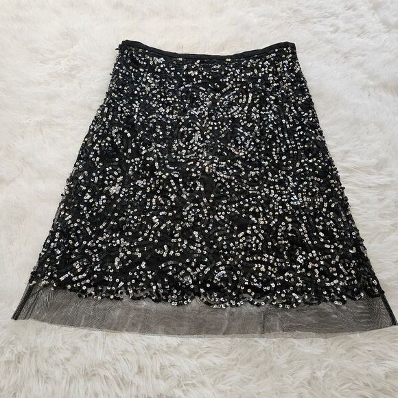 BCBGMaxAzria sequined skirt size small - Picture 3 of 10